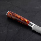 Homura 2-Piece Steak Knife Set, Amber Resin