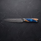 Utsuroi Steak Knife, Teal Burl