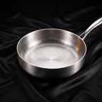 Hand-Hammered High-Wall Titanium Pan