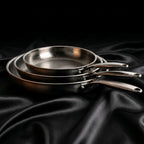 Hand-Hammered Titanium Pan - 3-piece set
