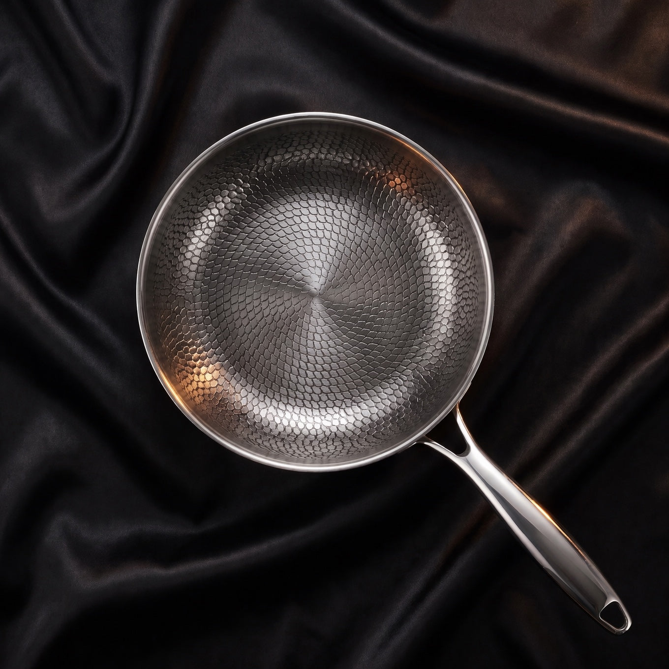 Hand-Hammered Titanium Sauté Pan