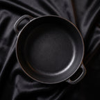 Enameled Cast Iron Casserole Pan with Glass Lid
