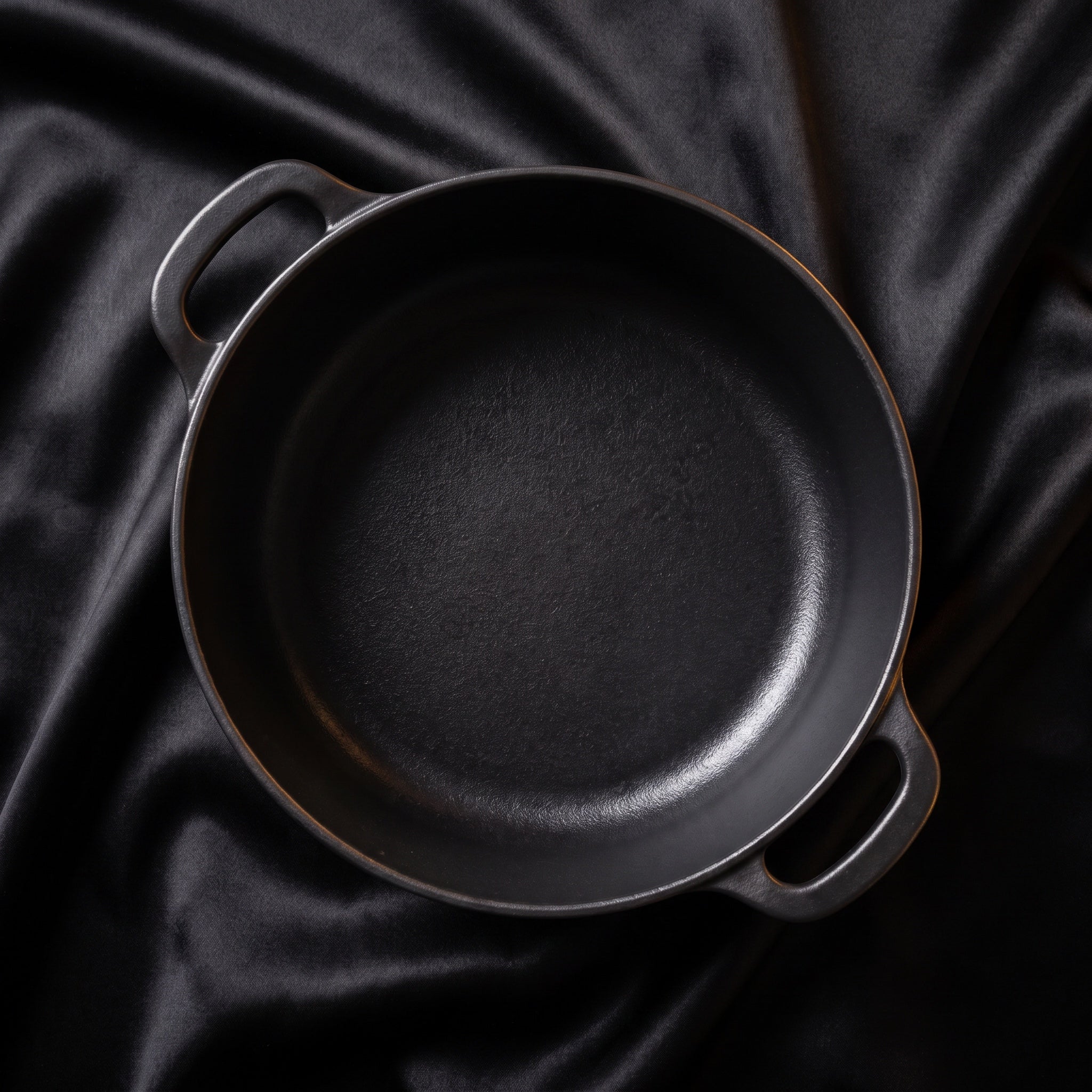 Enameled Cast Iron Casserole Pan with Glass Lid