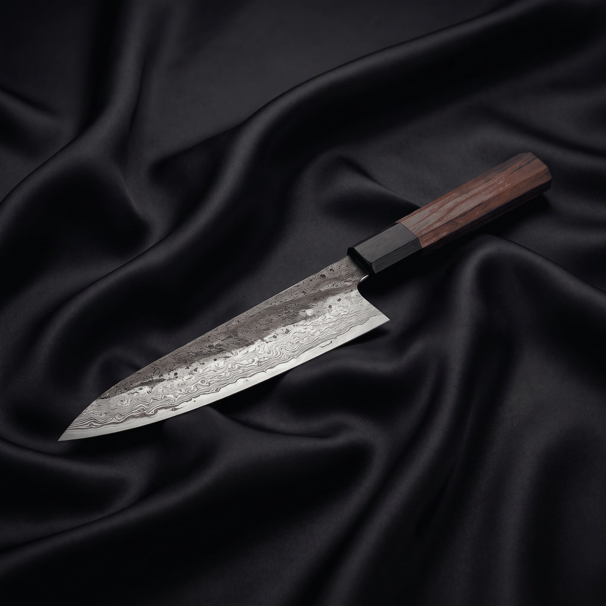 Kiritsuke Knife – Stainless Steel Blade, Ironwood Handle, 8.5 inch (21.5 cm)