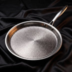 Premium Hand-Hammered Titanium Crêpe Pan