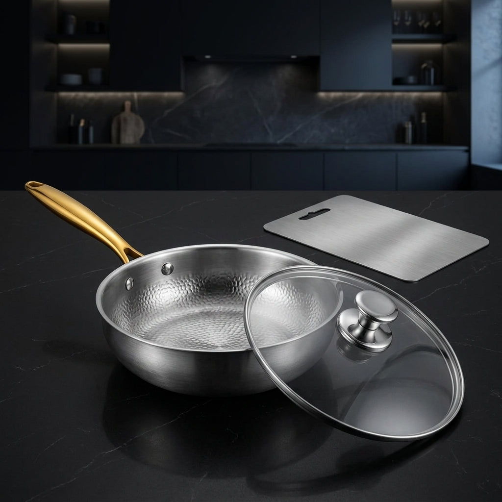 Pure Safe Titanium Cooking & Cutting Set