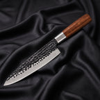 Japanese Hammered Stainless Steel Chef Knife - 7.3 inch (18.5 cm)