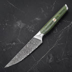Tomoe 8-Piece Steak Knife Set, Green Ash