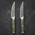 Tomoe 2-Piece Steak Knife Set, Green Ash