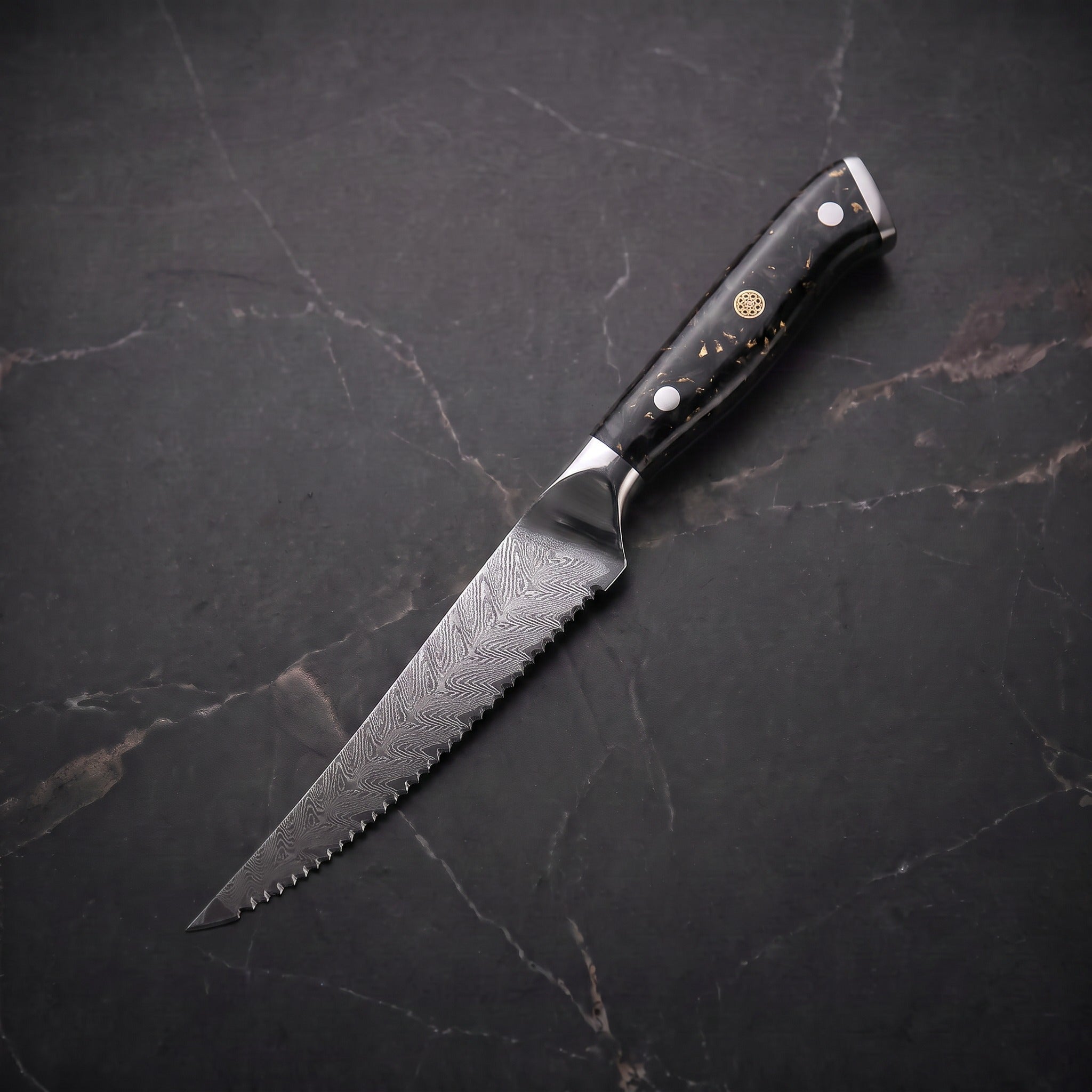 Hane 2-Piece Steak Knife Set, Carbon Fibre