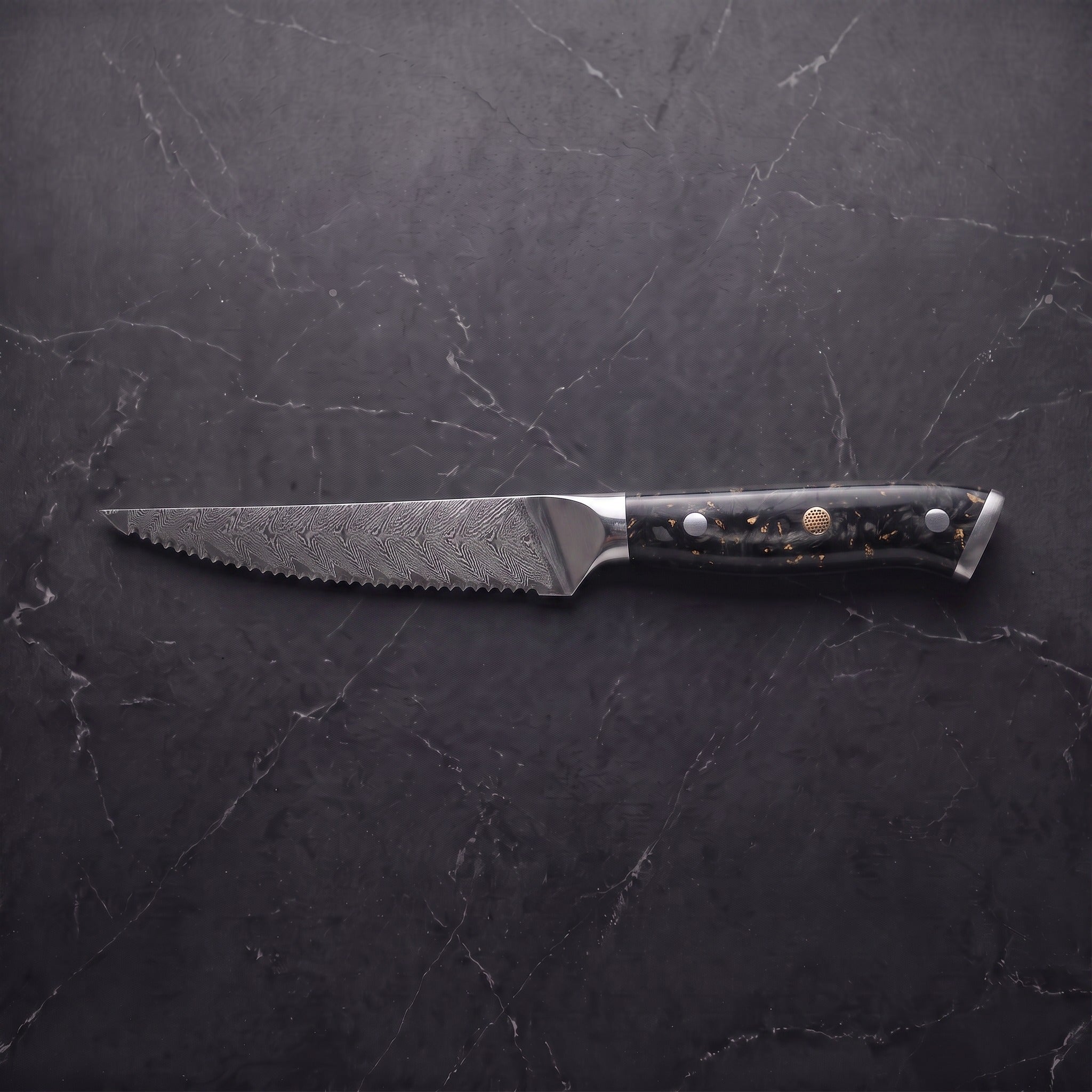 Hane Steak Knife, Carbon Fibre