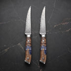 Hane 2-Piece Steak Knife Set, Ash Burl