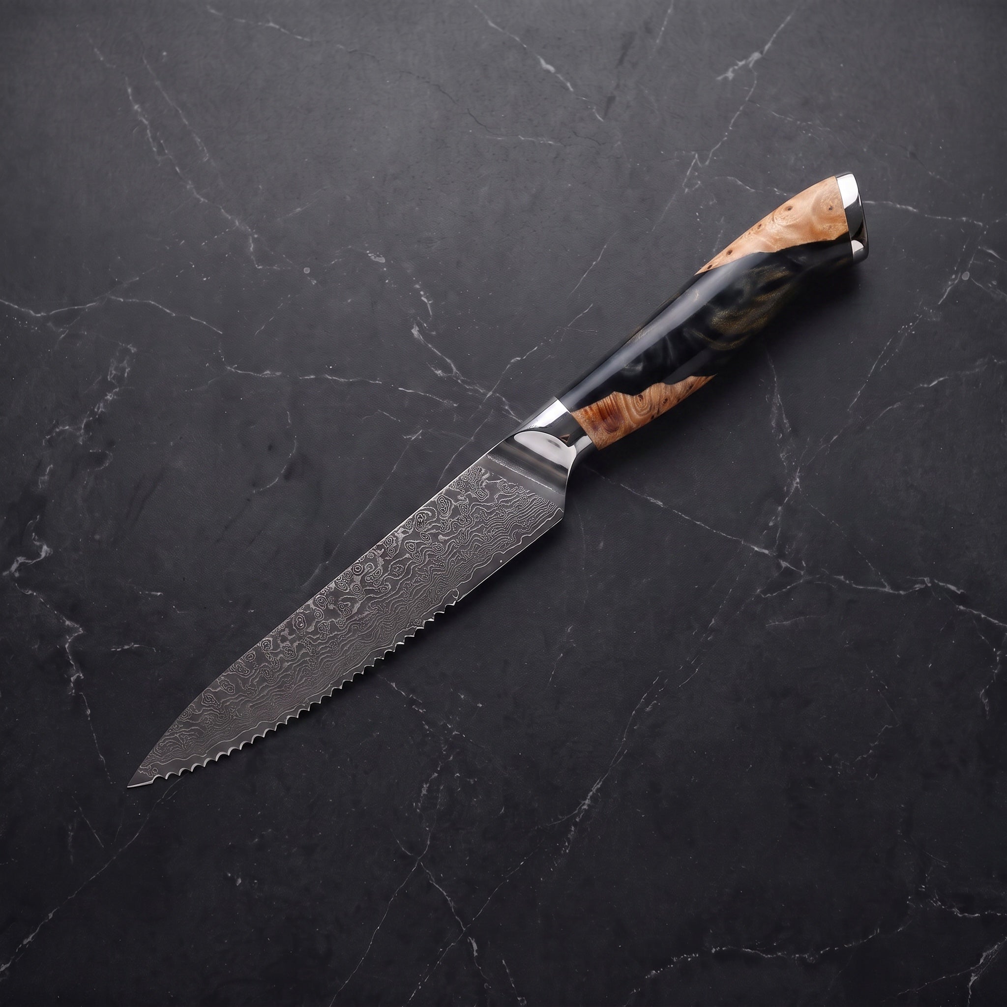 Utsuroi 4-Piece Steak Knife Set, Black Burl