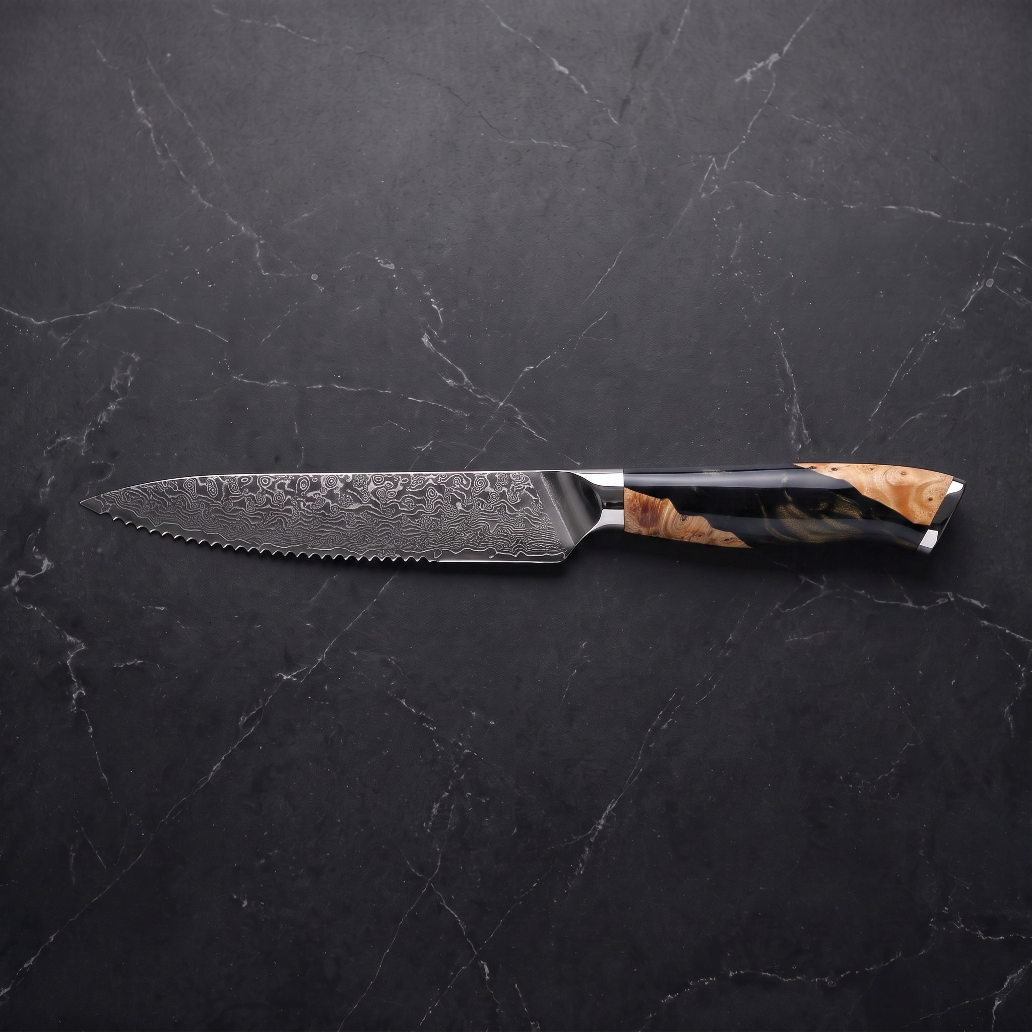 Utsuroi Steak Knife, Black Burl