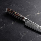 Tsubame 4-Piece Steak Knife Set, Burgundy Burl