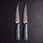 Yakou 2-Piece Steak Knife Set, Green Abalone