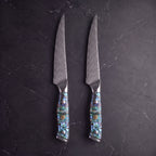 Yakou 2-Piece Steak Knife Set, Blue Abalone