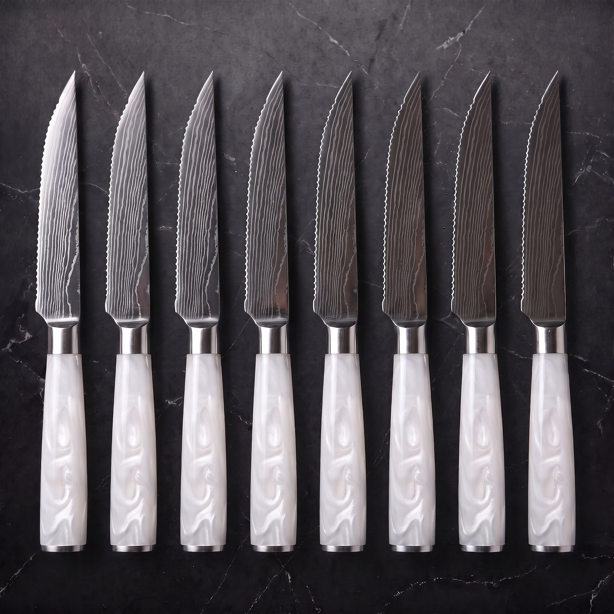 Mashiro 8-Piece Steak Knife Set