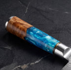 Amagiri Santoku All-Purpose Knife - handle
