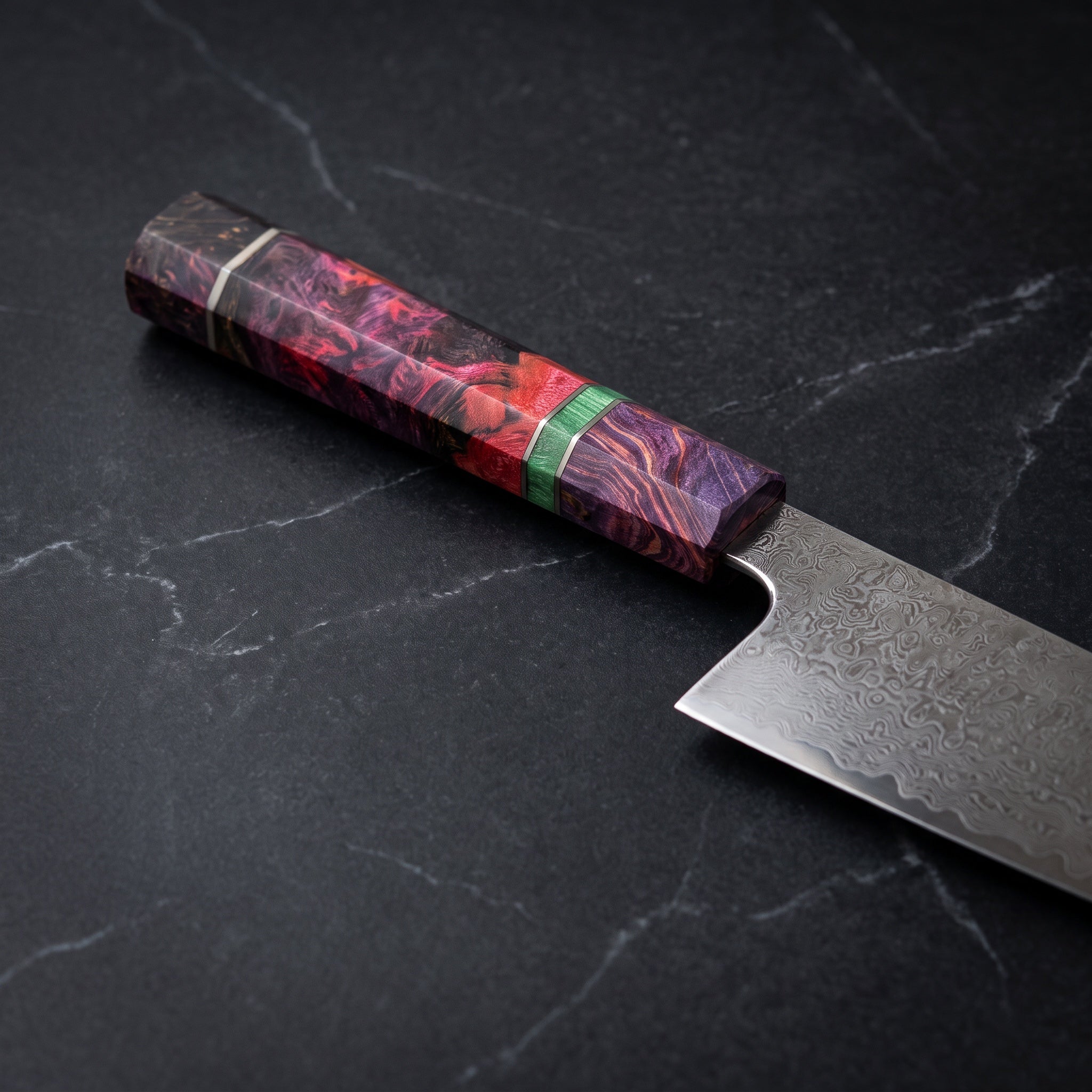 Kirameki Gyuto Chef Knife - handle