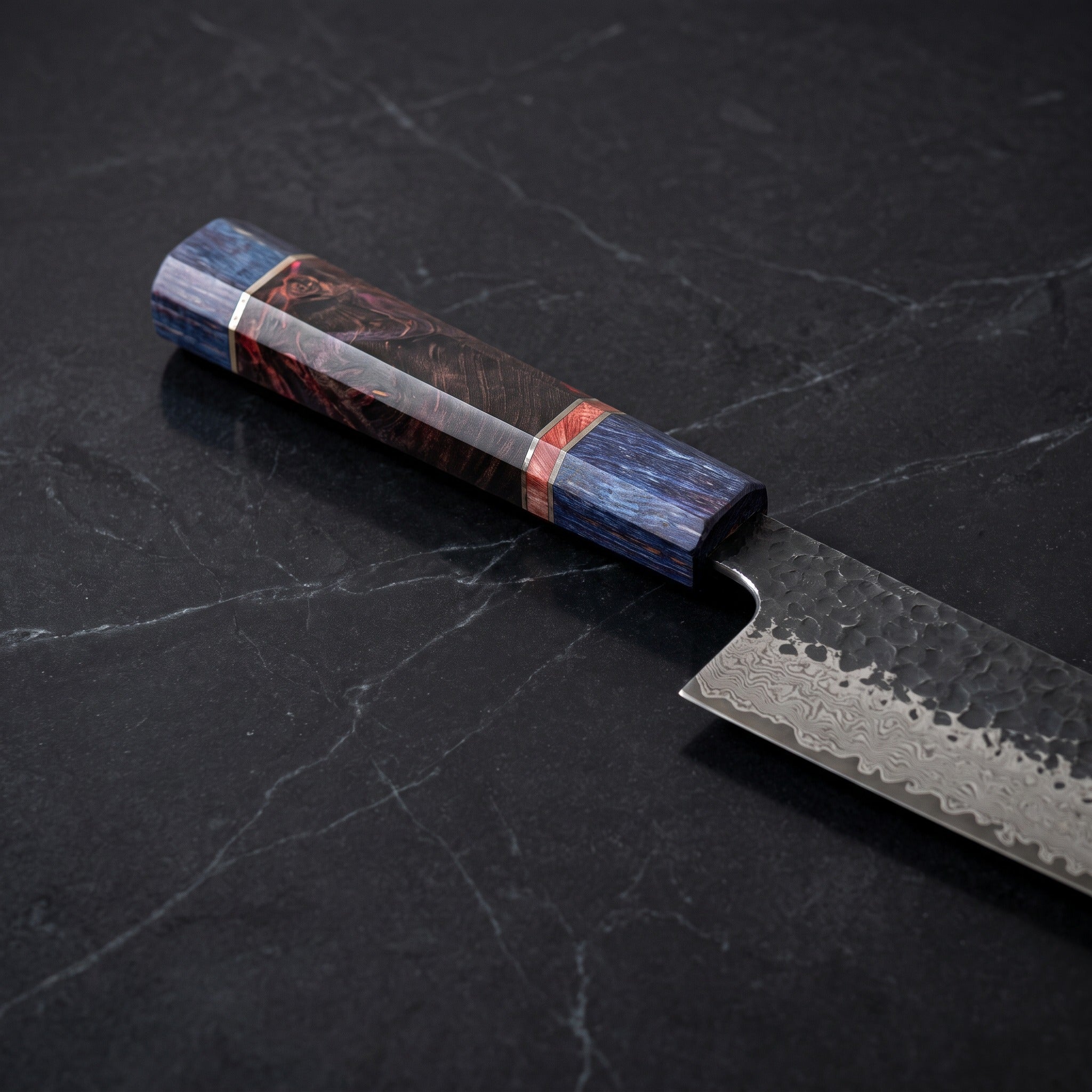 Yoake Kiritsuke Chef-Slicer Knife - handle