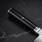 Kohaku Santoku All-Purpose Knife - handle