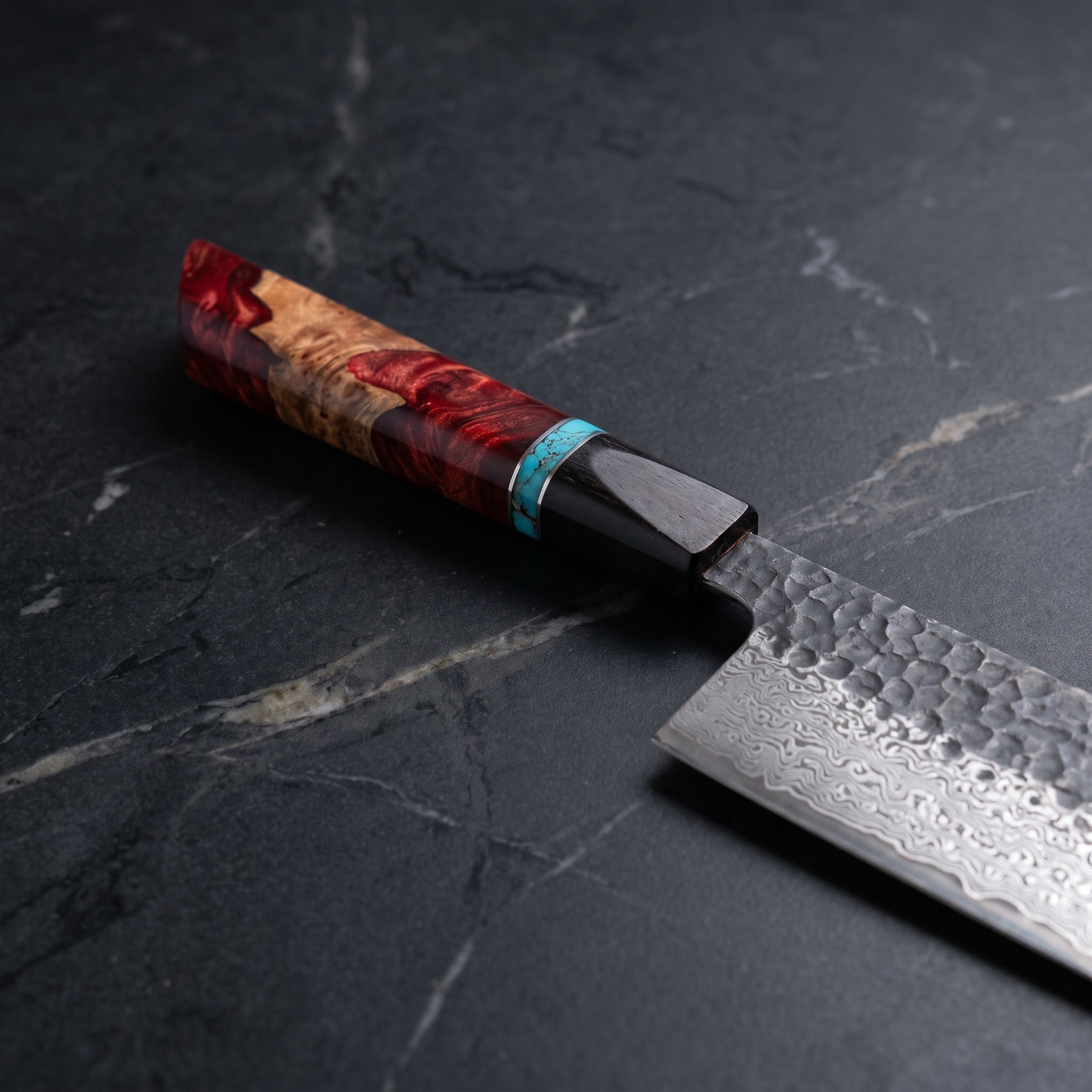 Kaminari Nakiri Vegetable Knife - handle
