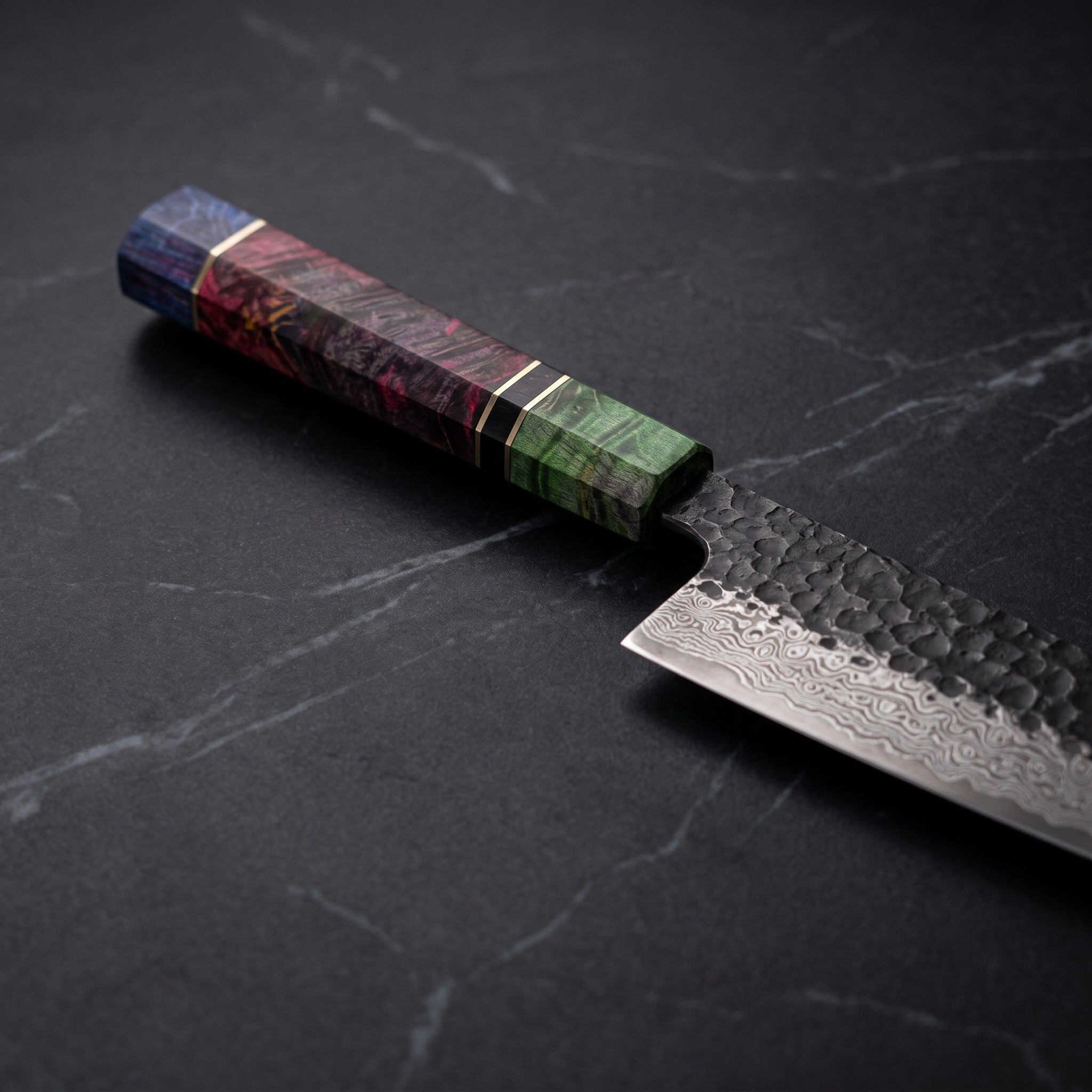 Yoake Gyuto Chef Knife - handle