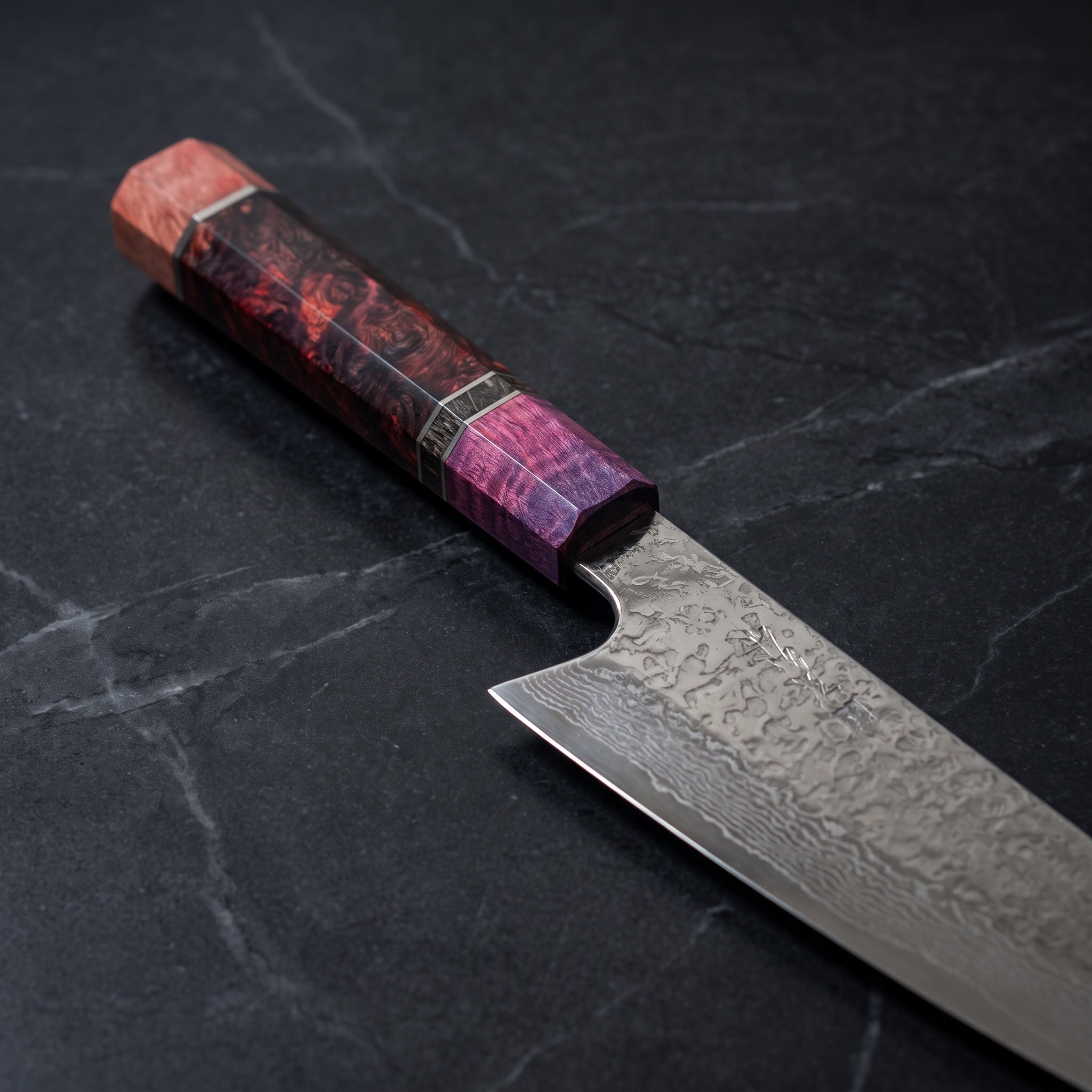 Kirameki Kiritsuke Chef-Slicer Knife - handle