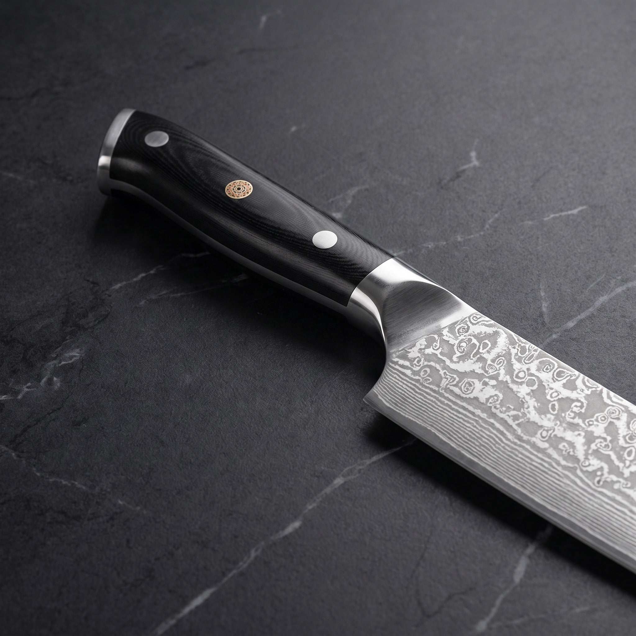Kurenai Kiritsuke Chef-Slicer Knife - handle