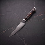 Tsubame 4-Piece Steak Knife Set, Burgundy Burl