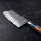 Amagiri Cleaver Knife - macro