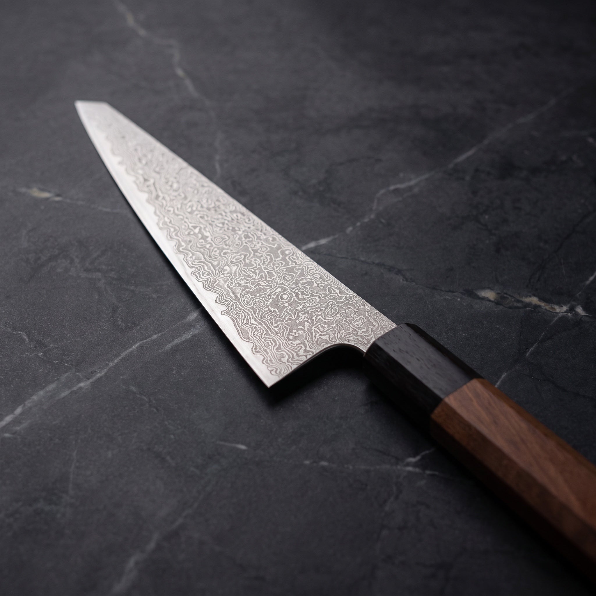Kodama Honesuki Boning Knife - macro