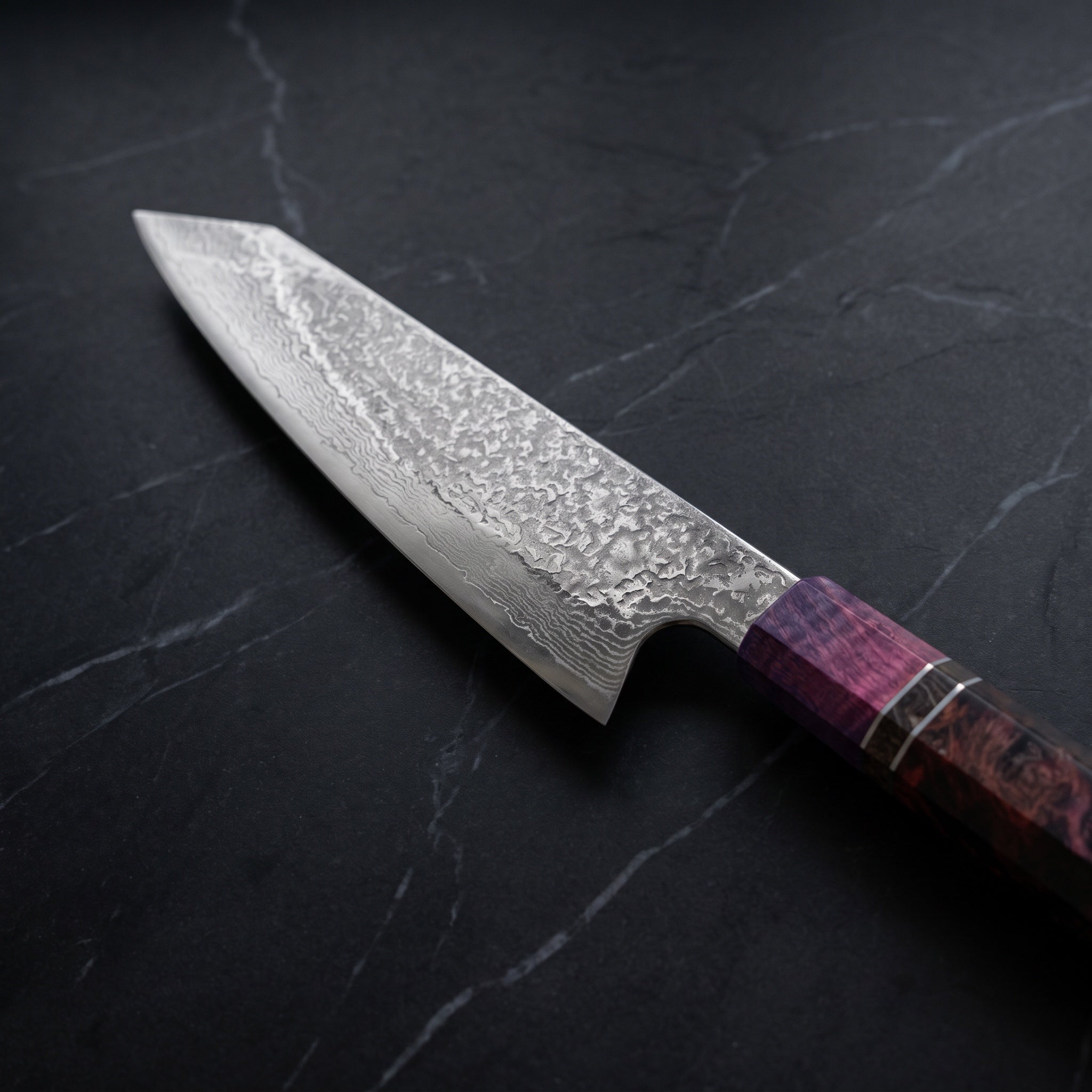 Kirameki Kiritsuke Chef-Slicer Knife - macro