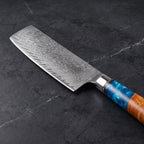 Amagiri Nakiri Vegetable Knife - macro