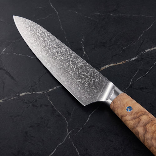 Isshin Gyuto Chef Knife - macro