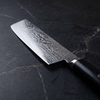 Kohaku Nakiri Vegetable Knife - macro