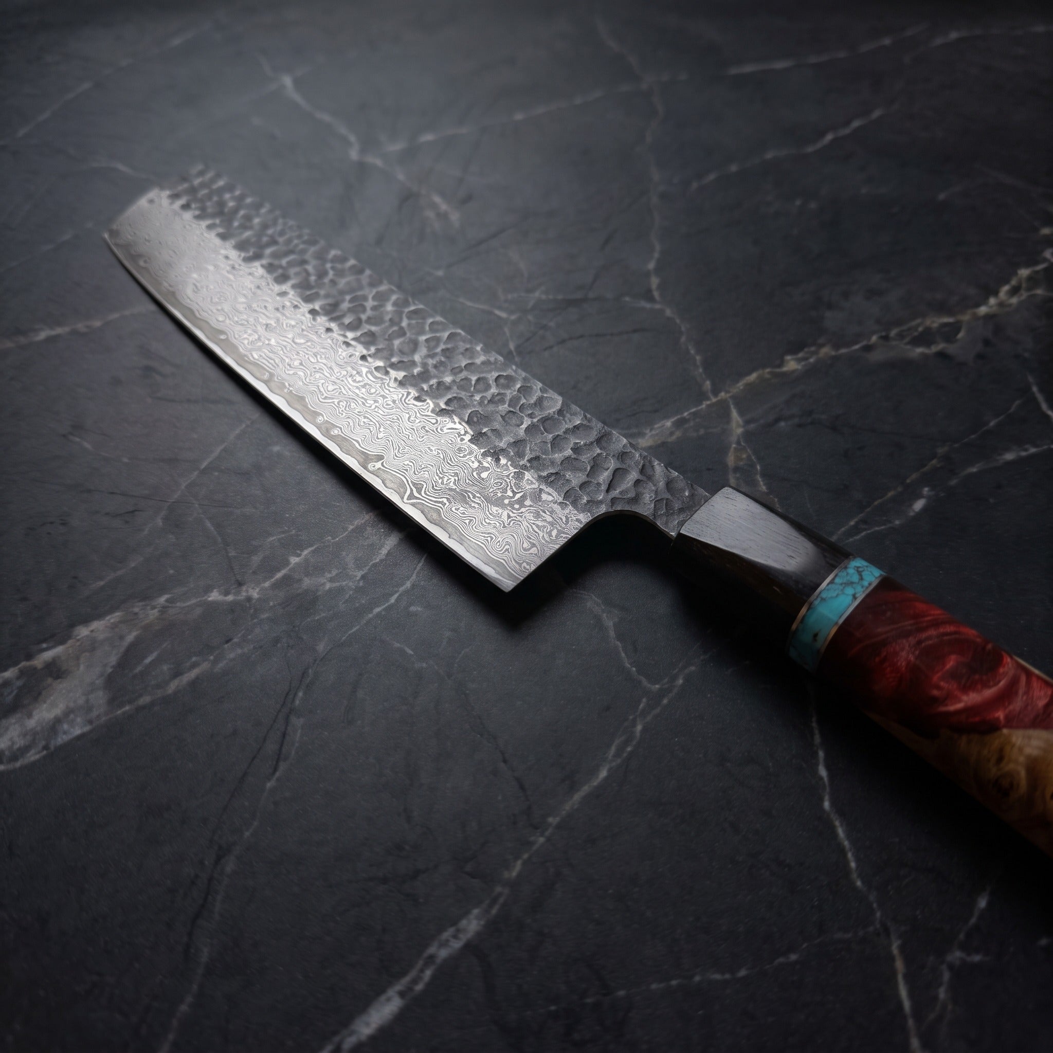 Kaminari Nakiri Vegetable Knife - macro
