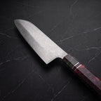 Kirameki Santoku All-Purpose Knife - macro