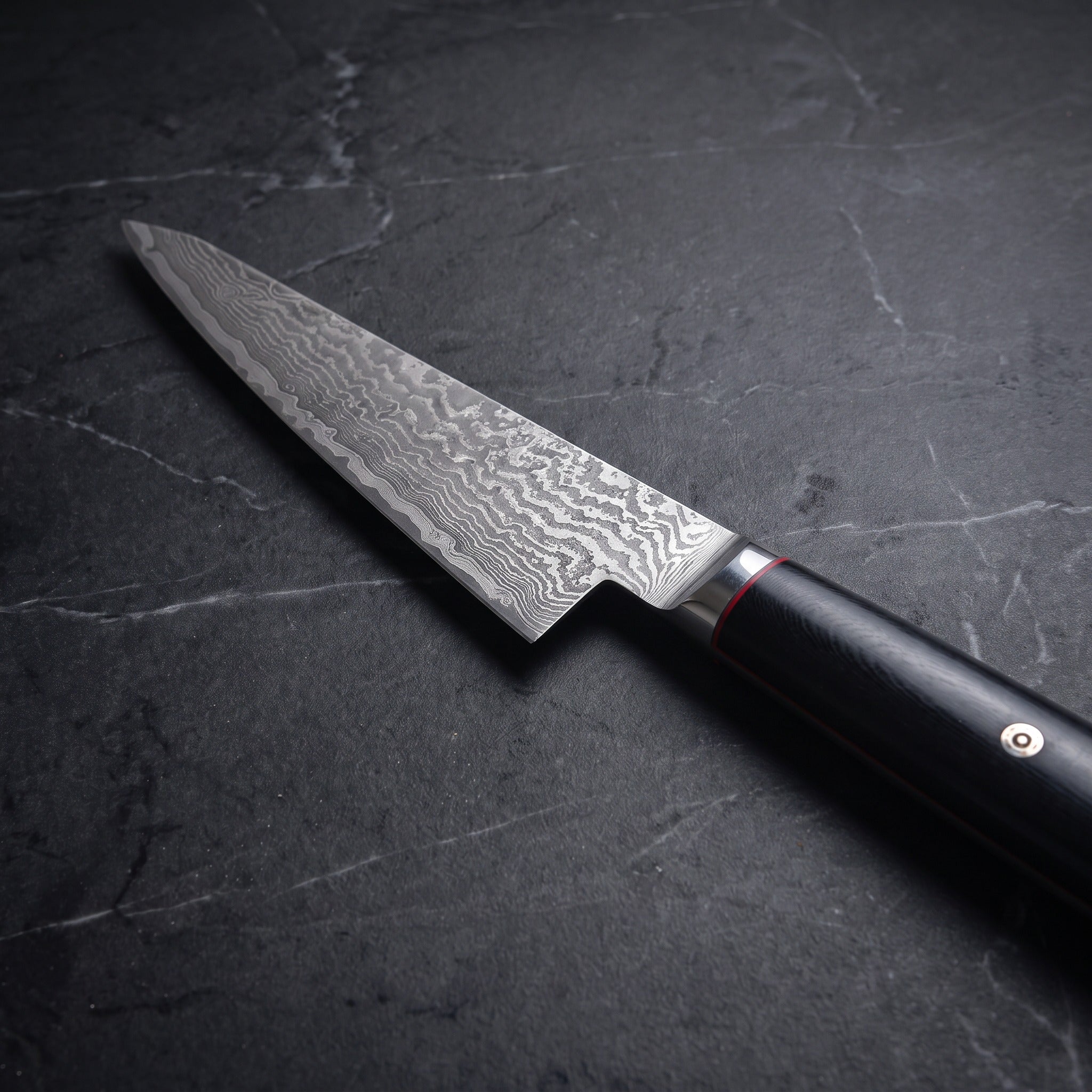 Kohaku Honesuki Boning Knife - macro