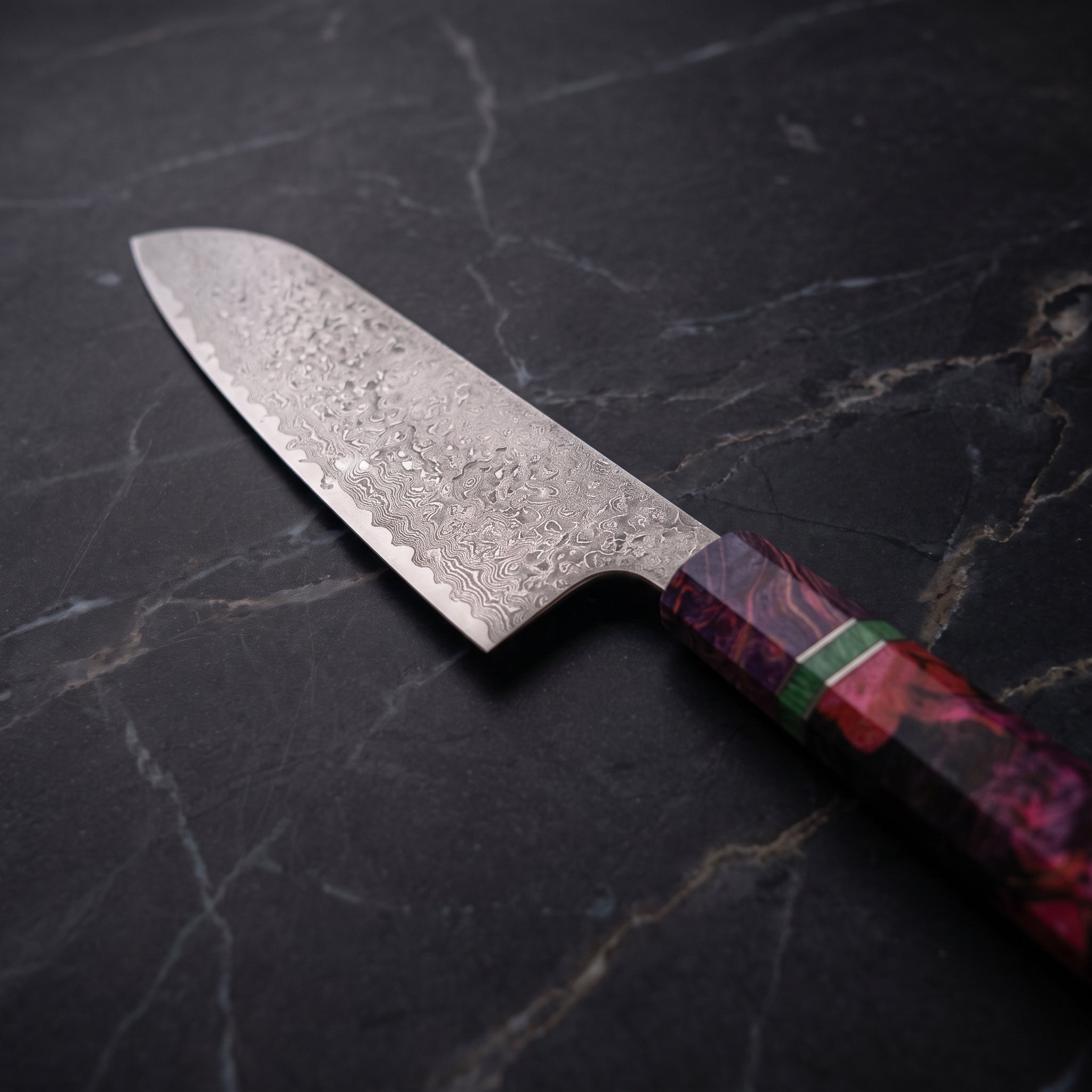 Kirameki Gyuto Chef Knife - macro