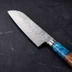 Amagiri Santoku All-Purpose Knife - macro
