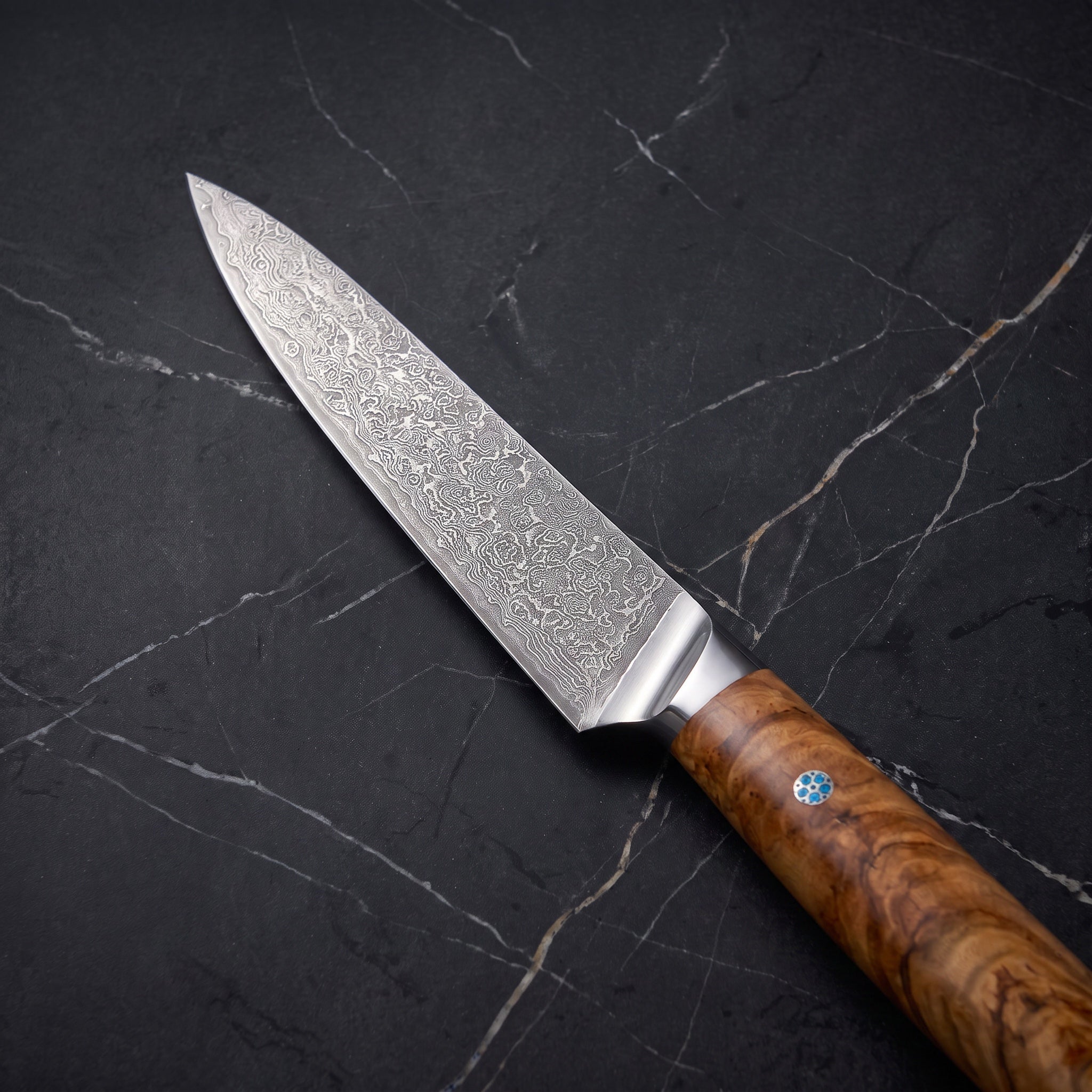 Isshin Petty Utility Knife - macro