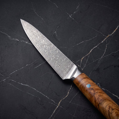 Isshin Petty Utility Knife - macro