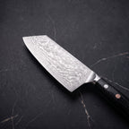 Kurenai Cleaver Knife - macro