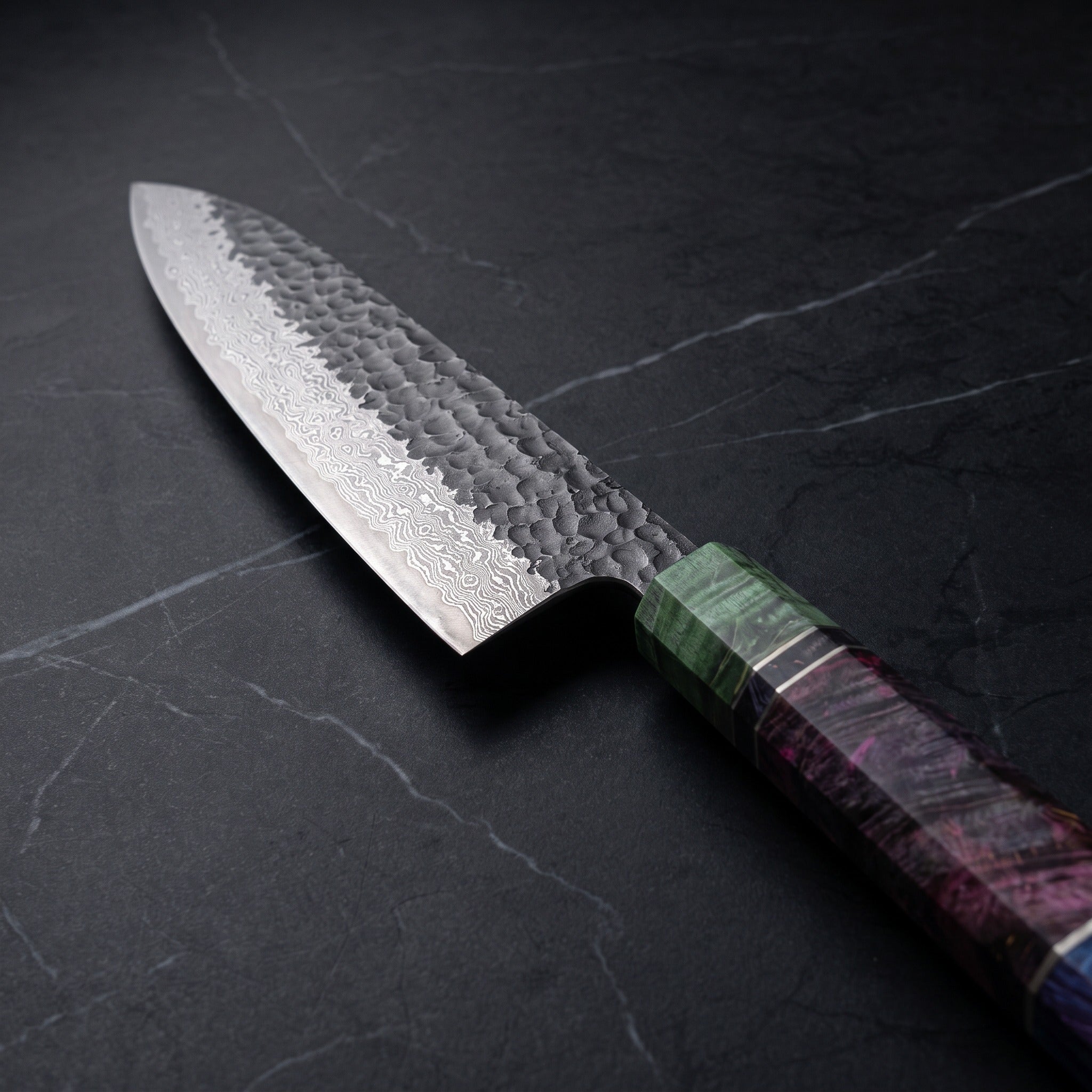 Yoake Gyuto Chef Knife - macro