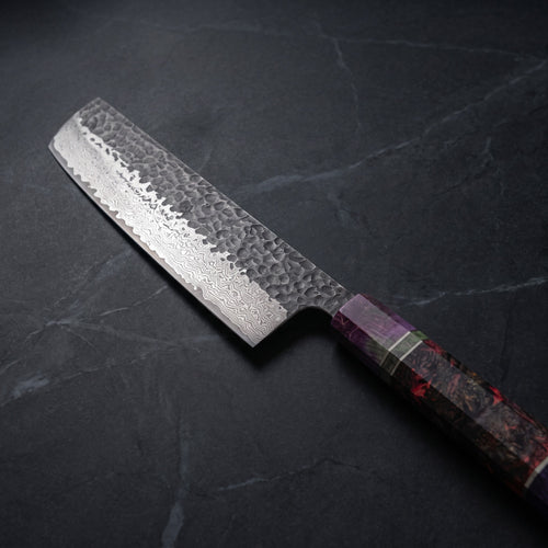 Yoake Nakiri Vegetable Knife - macro