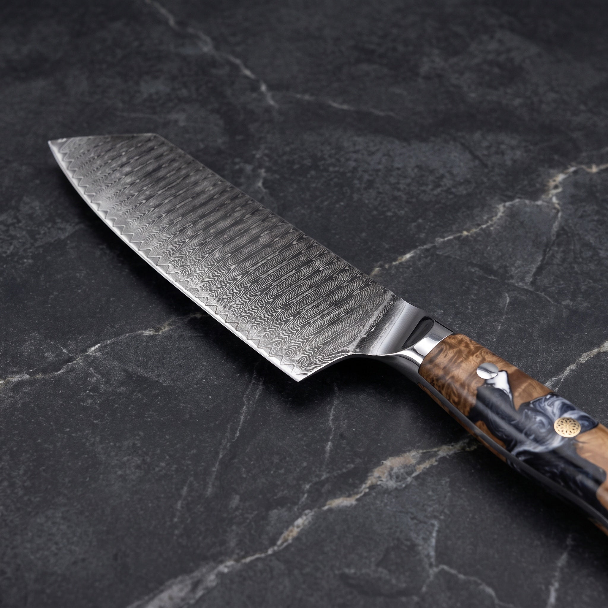 Seiryu Kiritsuke Chef-Slicer Knife - macro