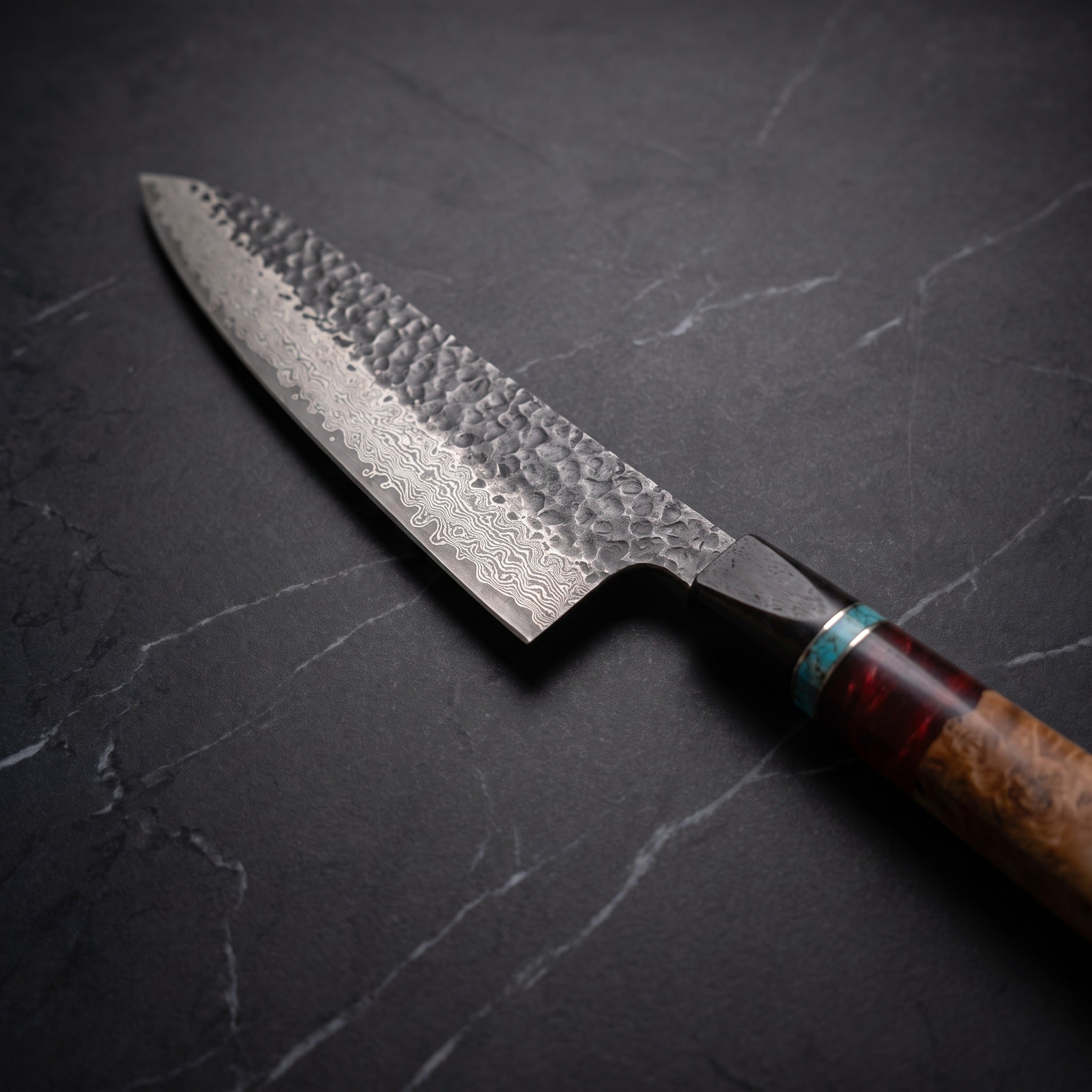 Kaminari Gyuto Chef Knife - macro