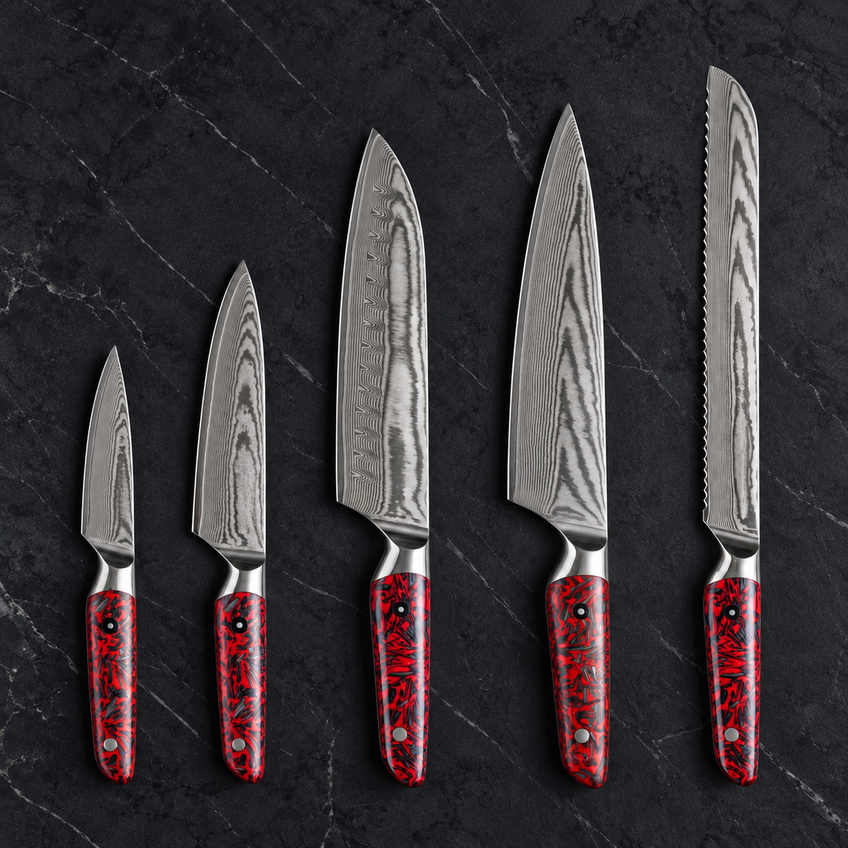 Benikage 5-Piece Knife Set